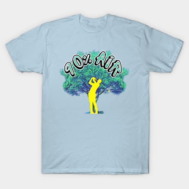 Trees are 90% Air : Hipster Golf T-Shirt by Kitta’s Shop